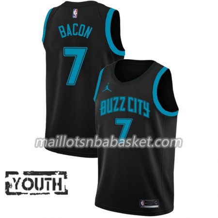 Maillot Enfant Charlotte Hornets Dwayne Bacon 7 2018-19 Jordan Brand City Edition Noir Swingman